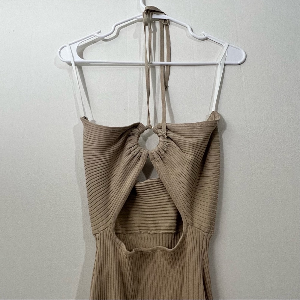 ShopLunaB Paradiso Dress Nude - Medium - Hera Cutout maxi - Picture 4 of 6